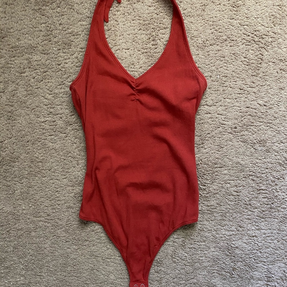 Hollister Burnt Orange Bodysuit